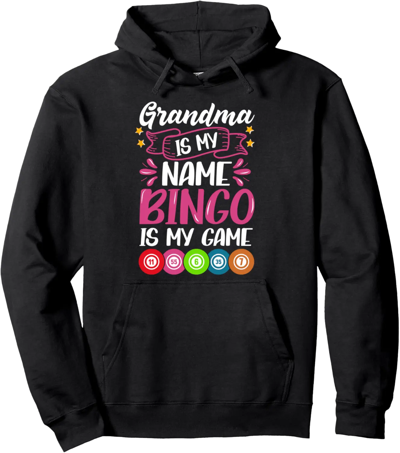 Grandma Bingo player funny bingo quote design Pullover Hoodie - Autumnsc Shop 48B0DG8PN66W
