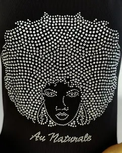 Flashy & Fabulous Au Naturale Silver Rhinestone Tank Top Casual Comfort
