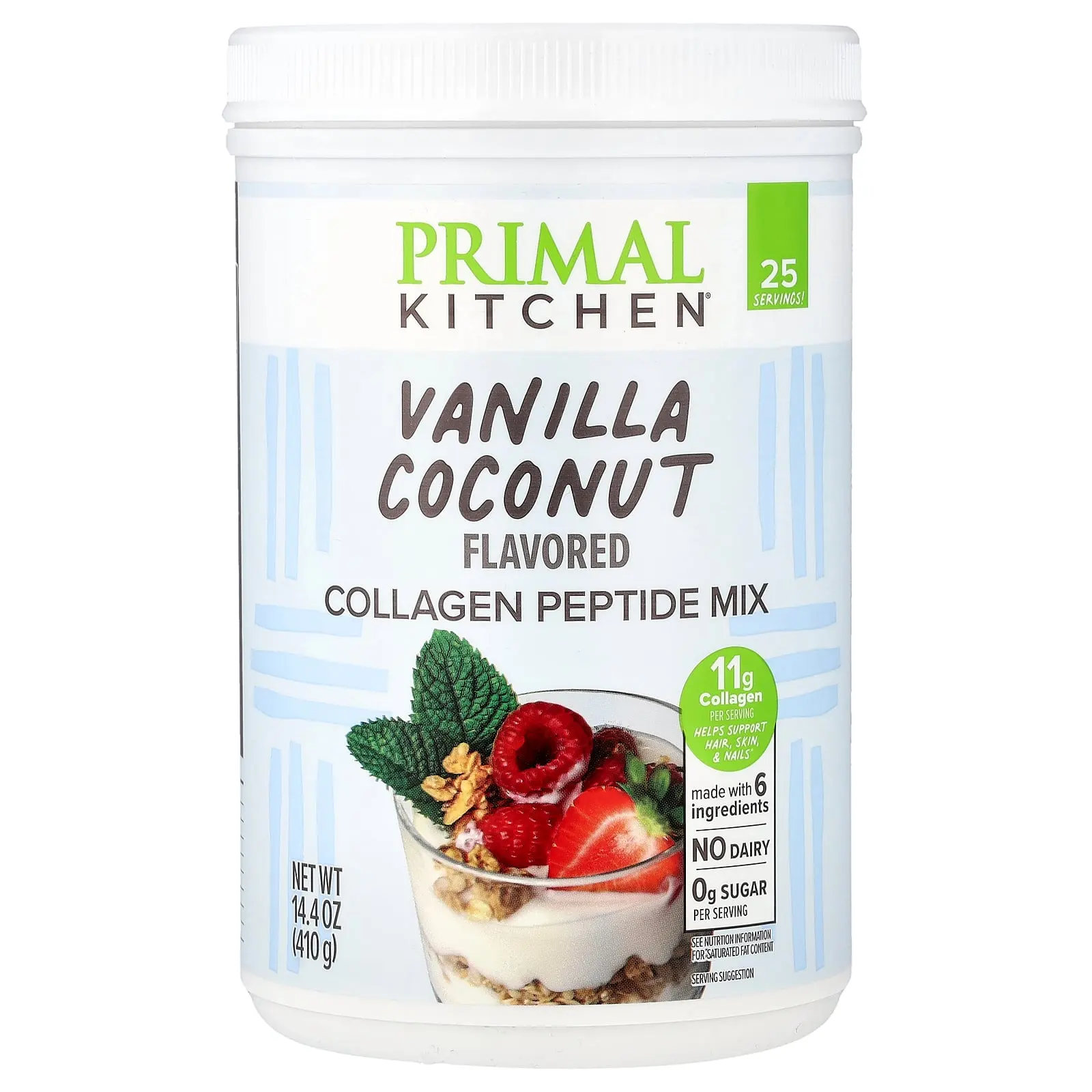 Primal Kitchen Collagen Peptide Mix, Vanilla Coconut, 14.4 oz (410 g) Primal Kitchen Collagen Peptide Mix, Vanilla Coconut, 14.4 oz (410 g)