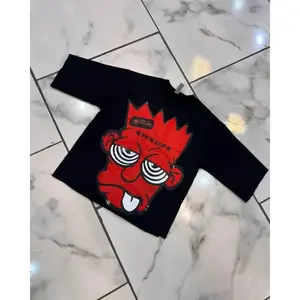 FEEGO T Shirts Y2K Clothes Mens Womens Gothic Hip Hop Cartoon Graphic Print Oversized TShirt New Round Neck Cotton Short Sleeve Tops graphic  tee