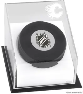 Calgary Flames Puck Logo Display Case