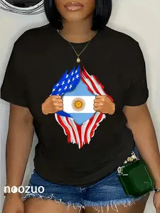 100% Cotton Argentinian Blood Inside Me | Argentina Flag Gift T-Shirt