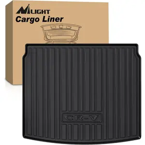 Nilight Cargo Mats for Honda CRV CR-V (Not for Hybrid) 2023 2024,All Weather Protection Heavy Duty Cargo Liners Protector Logo Truck Accessories Black dealsforyoudays