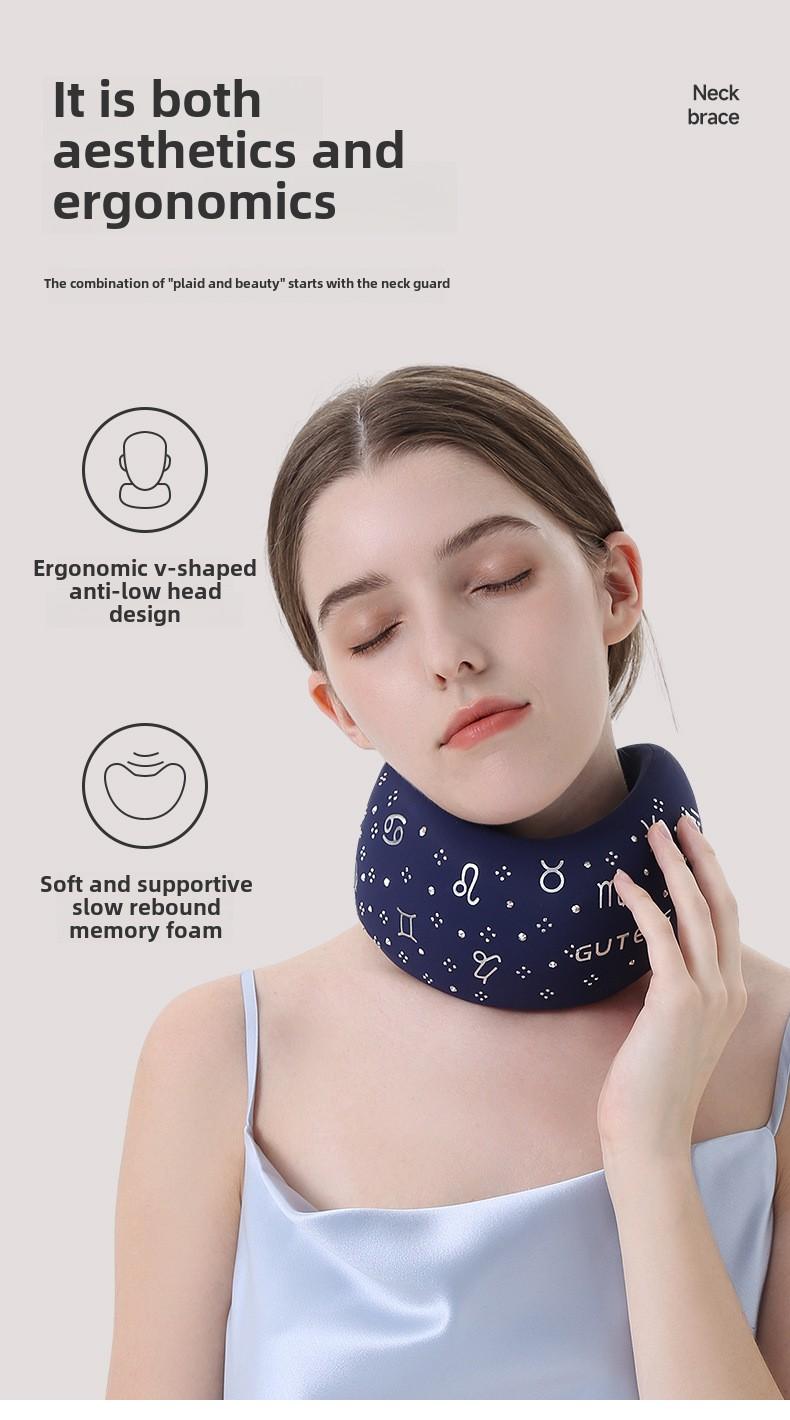 Neck Support Cervical Spine Correction Protection Forward Tilt Fixed Protection Neck Sets Office Anti-Bow Support Collar Maintenance Neck Tool Healthcare pillow