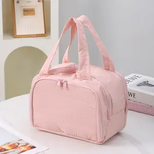4 in 1 Toiletry Bag, Large CapacityTravel Organizer with 4 Compartments, Multi-functional Toiletry Bag for Women & Girls,Makeup Travel Organizer, Travel Cosmetic Bags