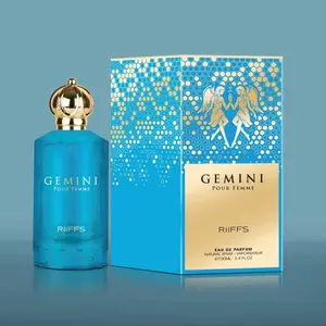Riiffs Gemini EDP Perfume 3.4oz - Unisex Fragrance with Citrus, Spicy, and Fruity Notes