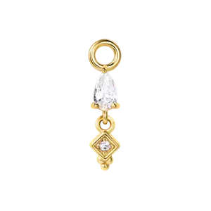 Icy Tear Drop Charm