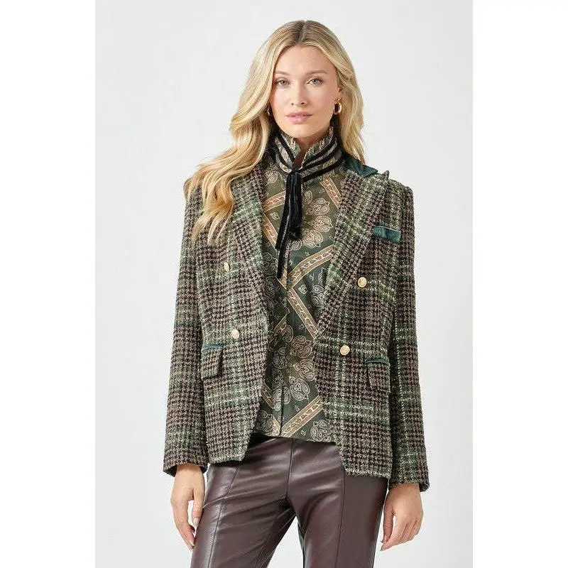 I Am Queen Tweed Blazer