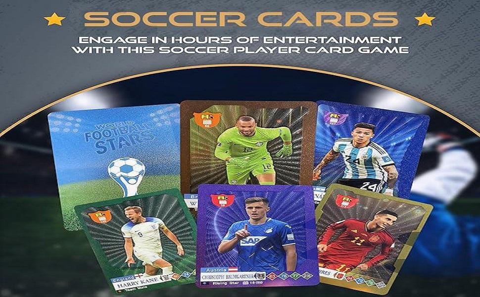 2026-27 Playing Soccer Cards |   55 Unique Cards for Soccer Players |   Unforgettable Moment for Friends, Siblings & Soccer Fans |   Printed on Premium Paper – Multicolor - Not Original