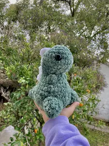 Handmade crochet Dino plushie