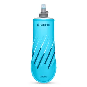 HydraPak PocketFlask 500ml - Compressible, Low Profile Soft Flask Water Bottle, Ideal Fit for Run Belts and Form Fitting Pockets with Locking Cap