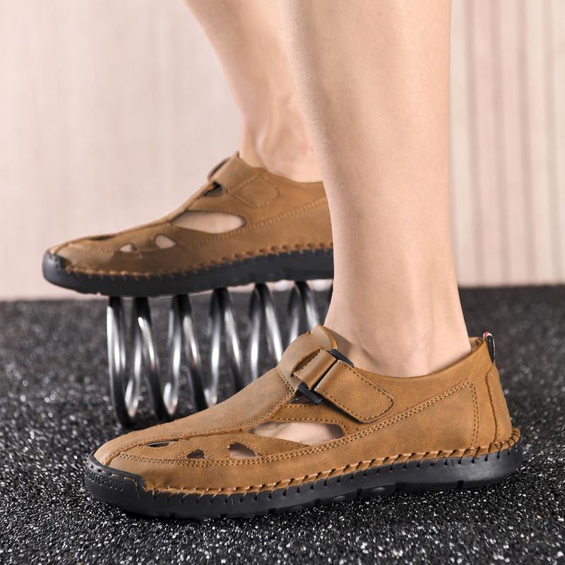 Men's Summer Casual Sandals Outdoor Comfort Slip Resistant Fisherman Shoes Hiking Sandals