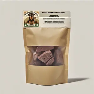 Buck Liver Treats 100% All Natural Dehydrated Deer Liver