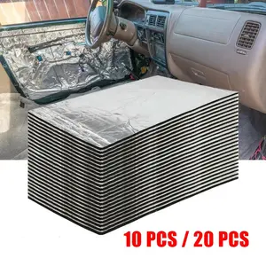 10/20 Pieces Car Interior Soundproofing Cotton, Heat Insulation, Heat Protection, Noise Reduction, Engine Hood Firewall, High Temperature Resistant Fireproof