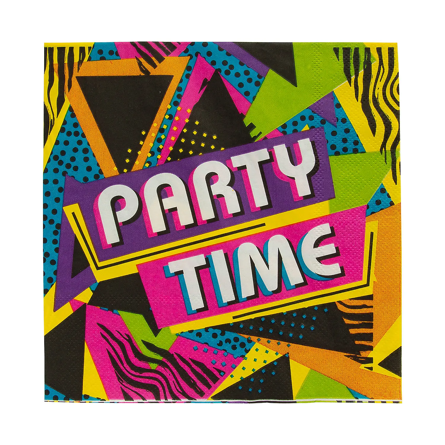 Bulk Pack 250 Ct. Bold and Fun Multicolor Paper Disposable Luncheon Napkins, Easy Cleanup Disposable Tableware for Birthday & Festive Party Use