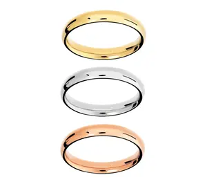 Steel By Design 3mm Set of 3 Band Rings