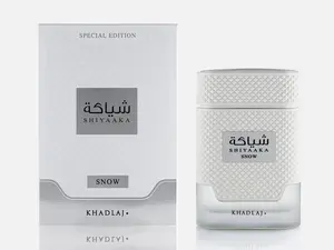 Khadlaj Shiyaaka Snow Eau de Parfum Spray for Men 3.4 Ounce
