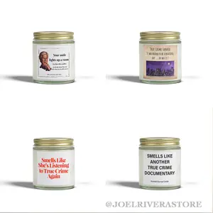 True Crime Keith Morrison Best Quotes Scented Candles Amber Color For Holiday Season, Keith Morrison Scented Candles For Fans, Home Decor, Holiday Gift