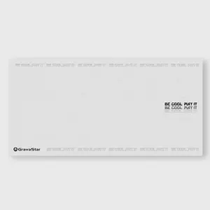 GravaStar Large Gaming Mouse Pad with Non-Slip Rubber Base,Stitched Edge,Desk mat for Laptop,Computer & PC, Wristing Pad for Gamer,Office & Home-Black