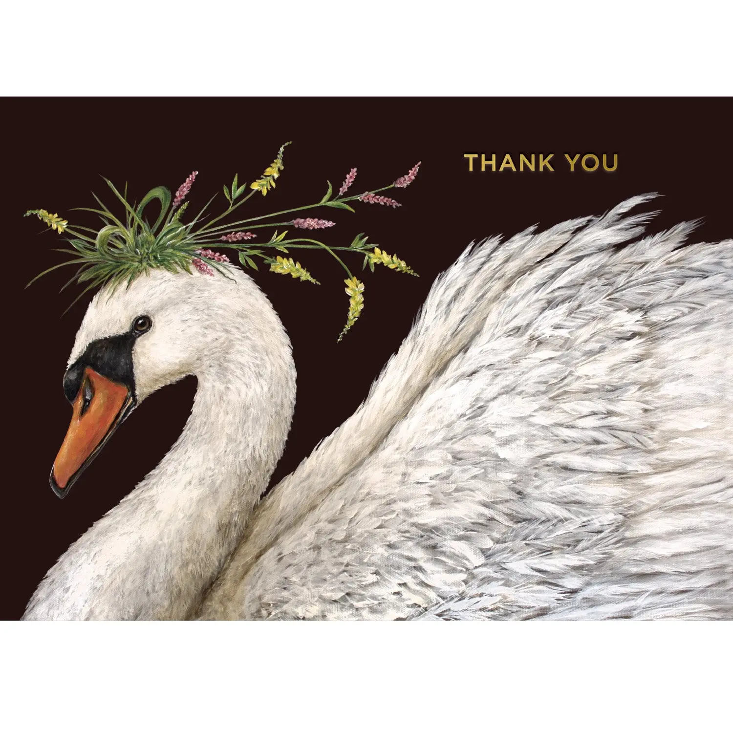 Thank You Swan Card