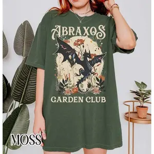 Abraxos Flower Garden Club Shirt, Throne Of Glass Flower Shirt, Throne Of Glass Shirt, Fantasy Book Lover Shirt, Bookish Gift