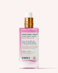 Unicorn Fruit After Shave Serum – Firming & Brightening Post-Shave Treatment with Matcha, Acai & Vegan Collagen Boosters – Improves Elasticity and Soothes Redness – Promotes Firmer, Smoother Skin – Gentle on Sensitive Areas – Sweet Cotton Candy Scent