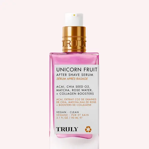 Unicorn Fruit After Shave Serum – Firming & Brightening Post-Shave Treatment with Matcha, Acai & Vegan Collagen Boosters – Improves Elasticity and Soothes Redness – Promotes Firmer, Smoother Skin – Gentle on Sensitive Areas – Sweet Cotton Candy Scent