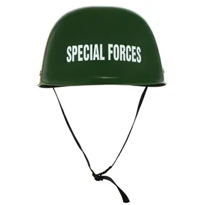Kids Army Helmet | Plastic Combat Hat - Soldier Costume Dress Accessory for Pretend Play Fun, Role Play & Cosplay - Perfect Gift For Kids