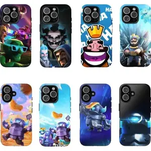 Mini P.E.K.K.A Clash Royal Game Phone Case – Cute Cartoon Warrior Tough 2-Piece Design | Durable Protective CoverPerfect Gift for GamersSuitable for iPhone 17-11 Pro Max/Plus and  Samsung Galaxy S23-25
