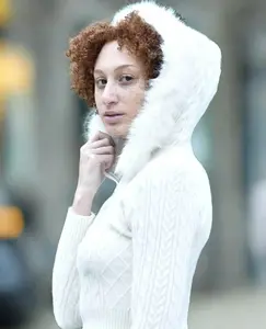 Winter Cardigan Short Sweater. Trending Solid Color Coat