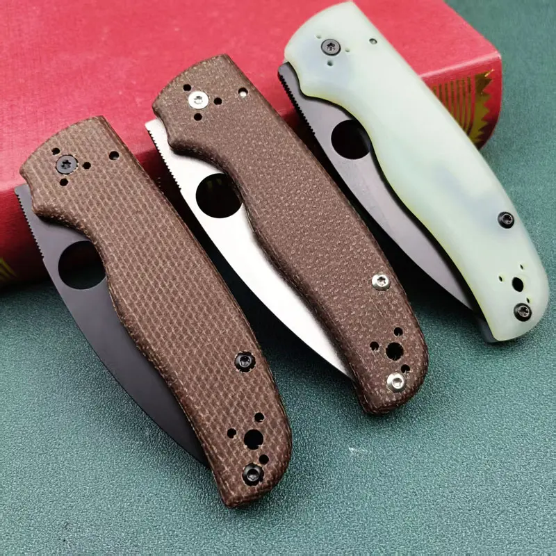 Tactical folding knife with stainless steel blade - Smooth one-handed opening. Drop point design. EDC knife, suitable for outdoor, survival, camping, hiking.