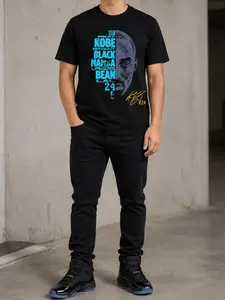 Gamma Blue 11s Sneaker Match Tees Black MAMBA Unisex Streetwear