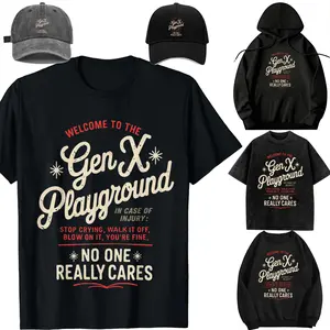 Unisex Suit set/plus size fashion/tops/tops for women/mock neck sweatshirt/long sleeve tops/transfer paper/kid/Welcome to The Gen X Humor Generation X Funny Gen X T-Shirt