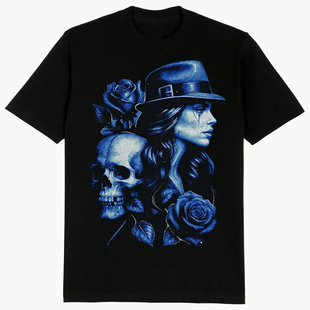 Chicano Skull Art, Gangster clothes, Chicana Art, Cholo Chola outfit, Streetwear hoodie, Full size, full color Cotton Fabric Man Menswear
