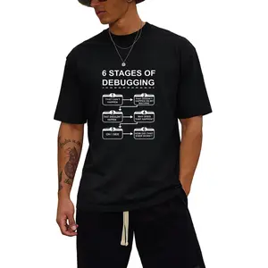 6 Stages of Debugging T-Shirt – Computer Science Programming Design Tee