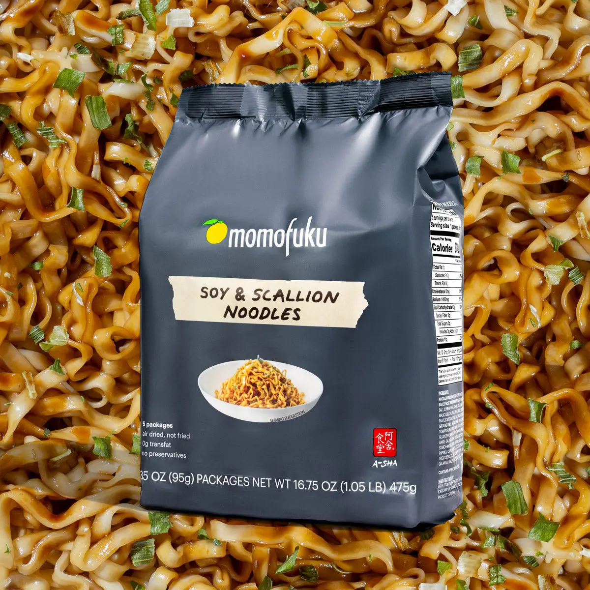 Soy & Scallion Noodles | 5 Packs Food Savory