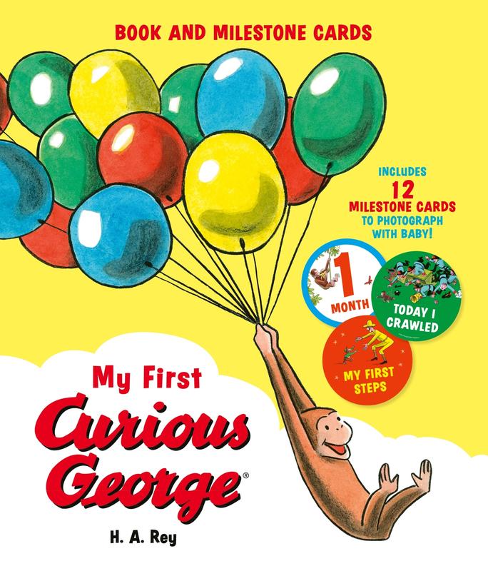 My First Curious George (Book and Milestone Cards) (Curious George) by H. A. Rey [Board book]