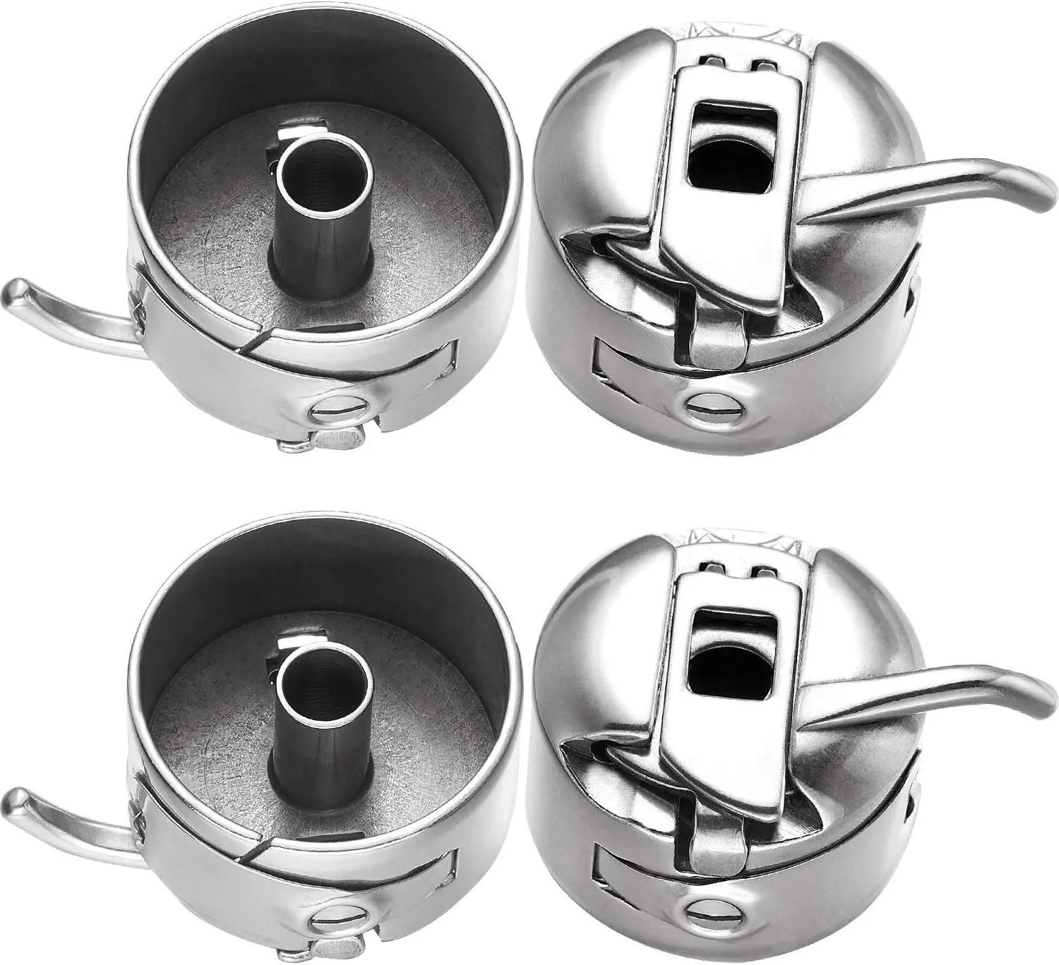 Sewing Machine Bobbin Case, Stainless Steel, Front Loading Class 15