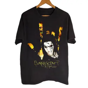 Gildan Evanescence Rock Band Unisex Classic Cotton Shirt with Digital Print S to 5XL