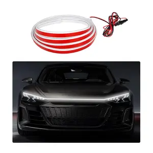 Car Hood Light Strip, Exterior Flexible Daytime LED Running Light, Waterproof Auto LED Car Lights with Dynamic Scan Start-Up Effect, Car Accessories for SUV Truck, LED Car Ambient Light