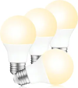 Sigalux A19 LED Light Bulbs, 60W Equivalent Soft White 2700K, 750 Lumens Non-Dimmable LED Bulbs, Efficient 8.5W, 10000 Hours Long-Lasting E26 Base Bulbs for Bedroom Living Room Kitchen, 4 Pack