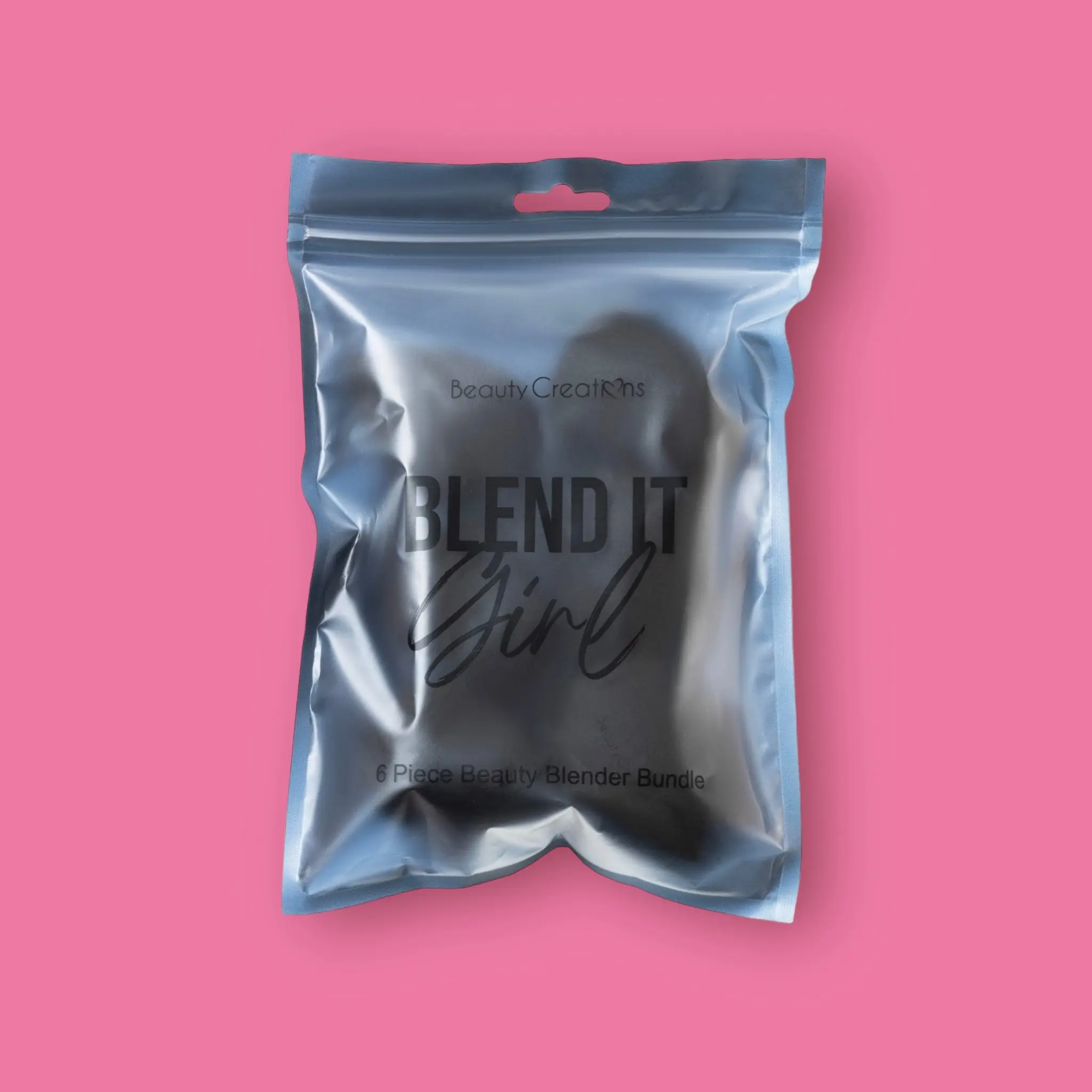 Beauty Creations Blend it Girl Beauty Sponges, 6-Piece Latex Free Sponge Kit for Smooth Foundation and Minimum Product Waste, Makeup Sponges For Foundation