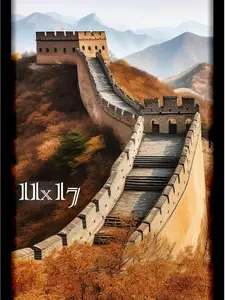 11x17 Picture Frame, Photo Frame for Wall Mounting Display, Black