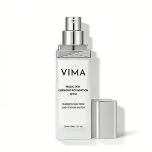 2026 Vima Color Changing FoundationLiquidFoundation ,HydratingWaterproof SweatproofliquidFoundation, Covers AcneScars/DarkCircles,Suitable forSensitive Skin