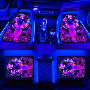 Car Floor Mat, Water-absorbent & Non-slip Car Mat, Car Interior Protection Decoration for Most Car Front & Rear Seat