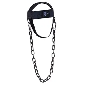 MT Weight lifting head neck harness gym workout exercise training straps belt for Men Women Gym Accessories