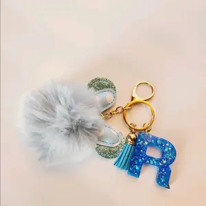 key chain mickey keychain letter keychain homemade womengift mother gift best friend gift birthday gift