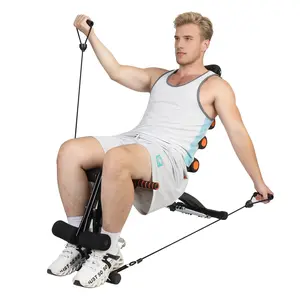 AB Machine for Stomach Workout,Multi-Functional Adjustable Ab Crunch Machine for Total Body Workout