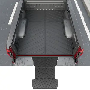 powoq 6.5FT Bed Mat Compatible with 2015-2026 Ford F150 Truck Bed Mat TPE Bed Liner All Season Protection Truck Bed Liner Replacement for 2015-2026 Ford F150 Accessories (6.5FT Truck Bed Mat)