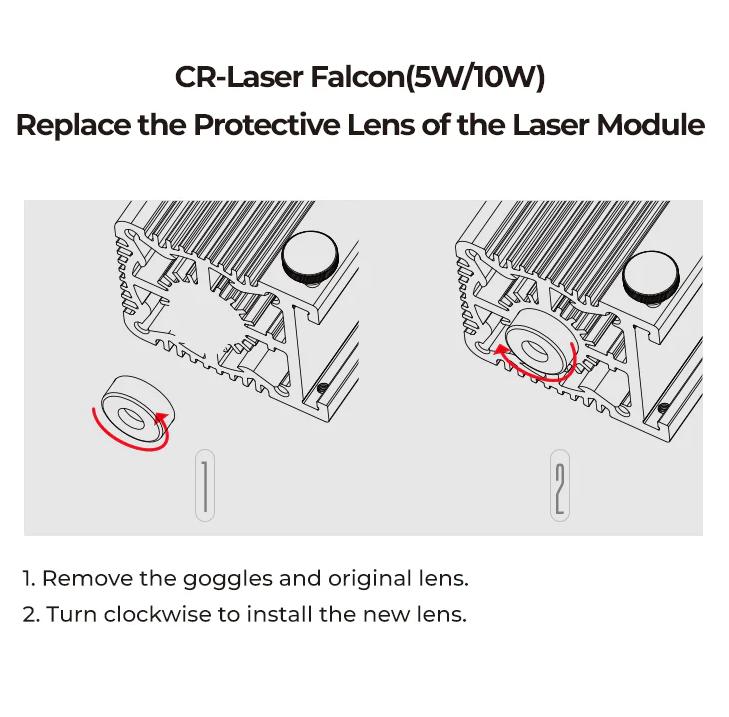 Creality CR-Laser Falcon Replace Protective Lens
